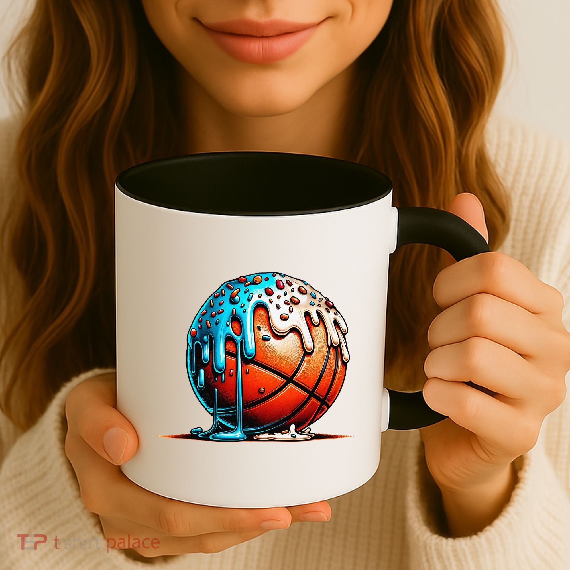 Ice Cream Basketball Drip Basketball Stuff Coffee Mug