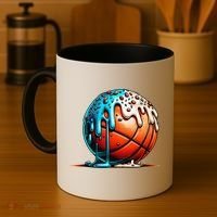 Ice Cream Basketball Drip Basketball Stuff Coffee Mug thumb 4