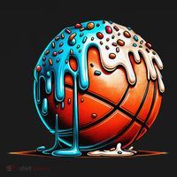 Ice Cream Basketball Drip Basketball Stuff Women's Hoodie thumb 2