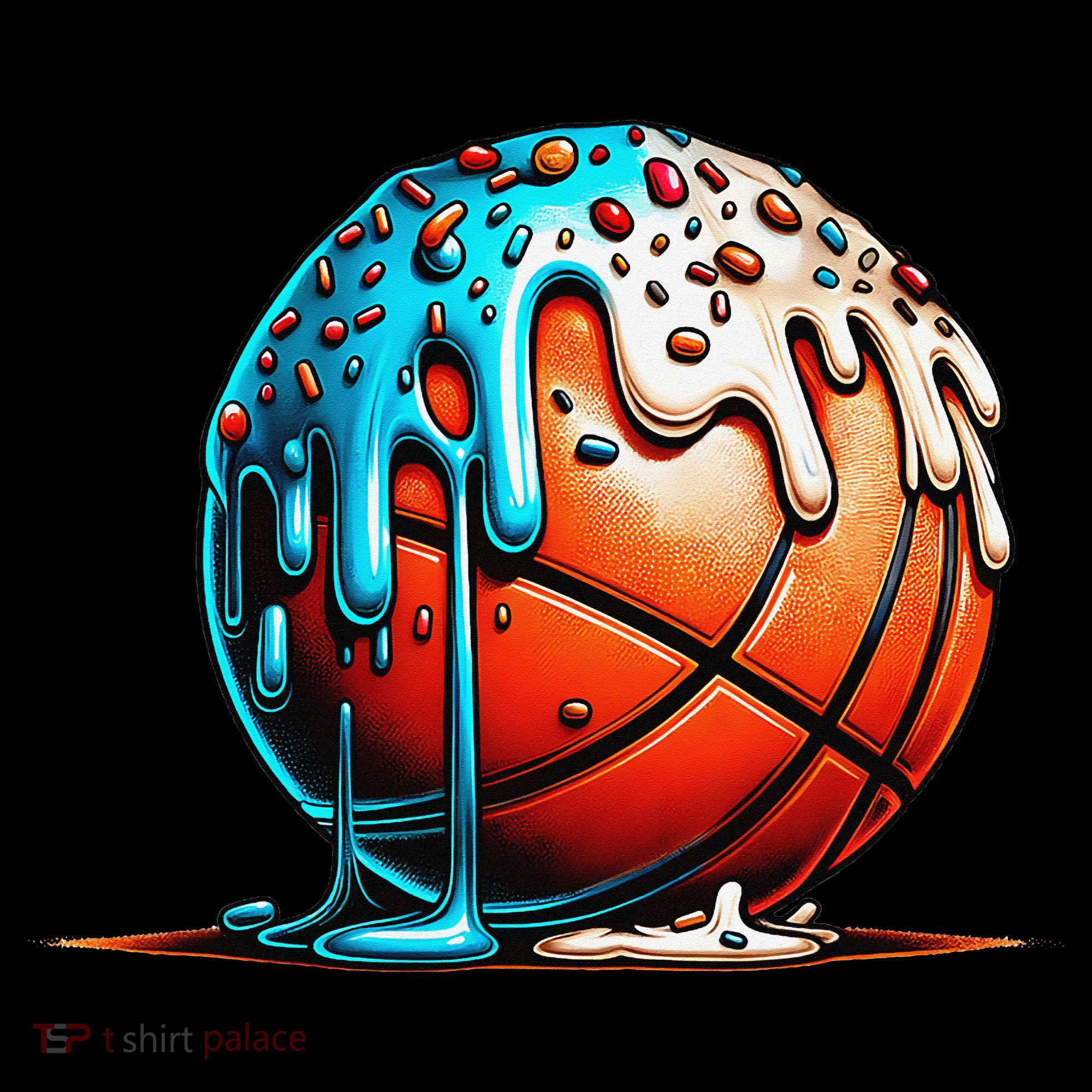 Ice Cream Basketball Drip Basketball Stuff Women's Hoodie