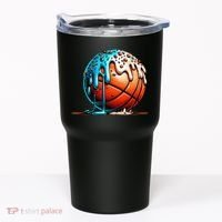 Ice Cream Basketball Drip Basketball Stuff Tumbler thumb 0