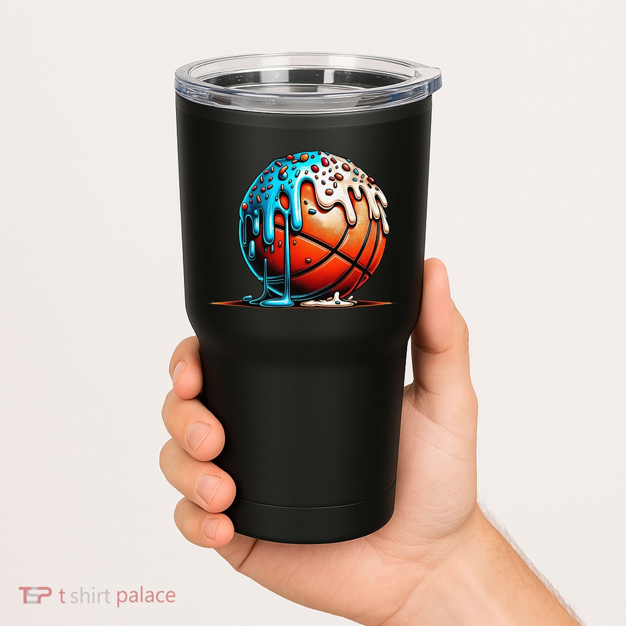 Ice Cream Basketball Drip Basketball Stuff Tumbler