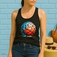 Ice Cream Basketball Drip Basketball Stuff Women's Tank Top thumb 2