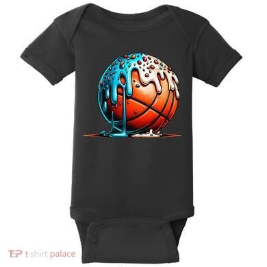 Ice Cream Basketball Drip Basketball Stuff Baby Bodysuit