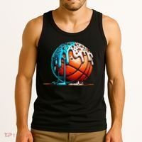 Ice Cream Basketball Drip Basketball Stuff Tank Top thumb 3