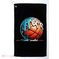 Ice Cream Basketball Drip Basketball Stuff Golf Towel thumb 0