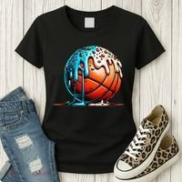 Ice Cream Basketball Drip Basketball Stuff Women's T-Shirt thumb 3
