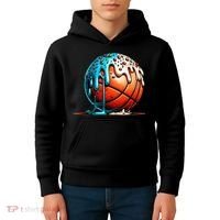 Ice Cream Basketball Drip Basketball Stuff Kids Hoodie thumb 4
