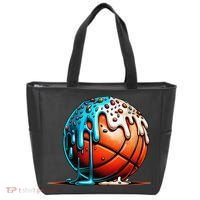 Ice Cream Basketball Drip Basketball Stuff Tote Bag thumb 0