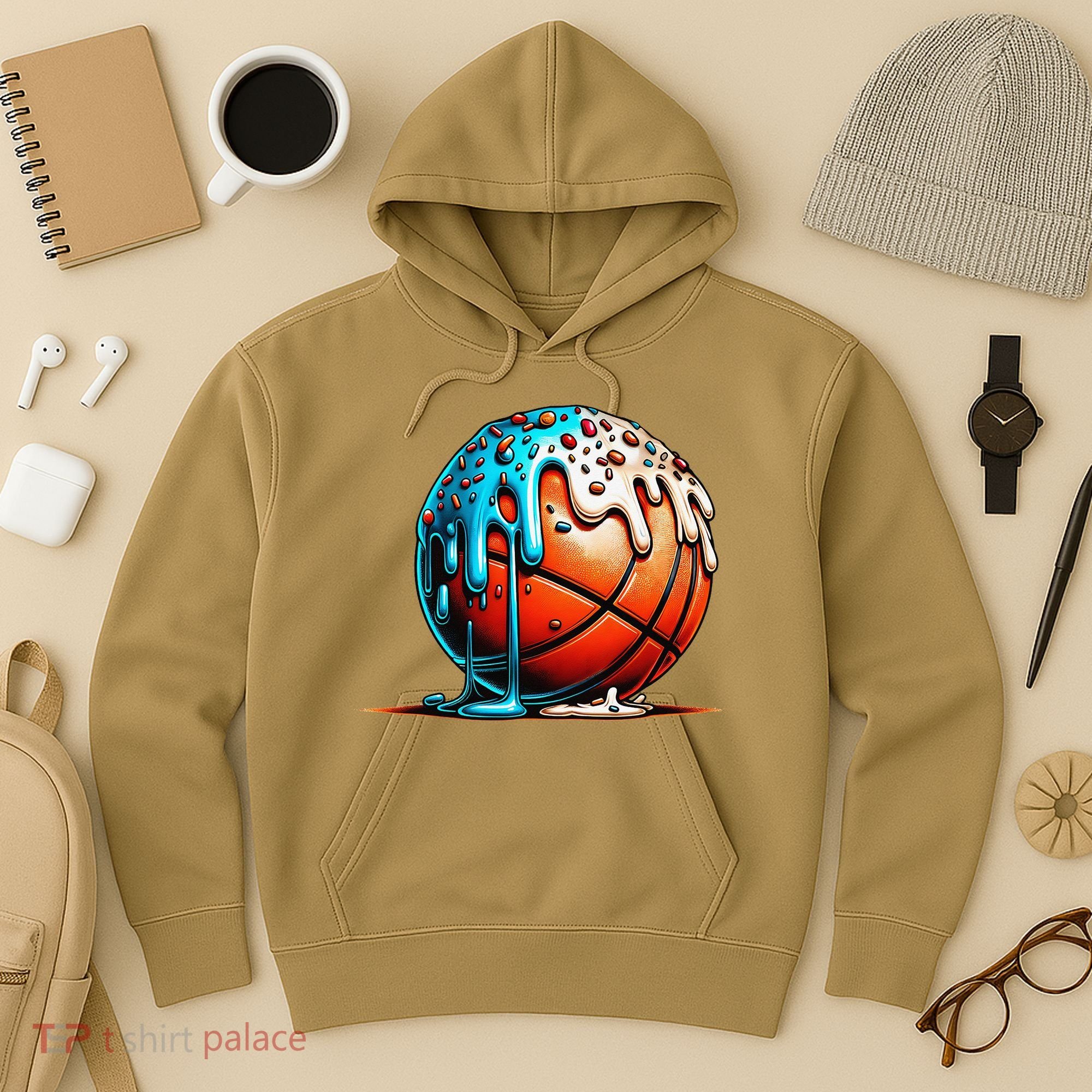 Ice Cream Basketball Drip Basketball Stuff Hoodie