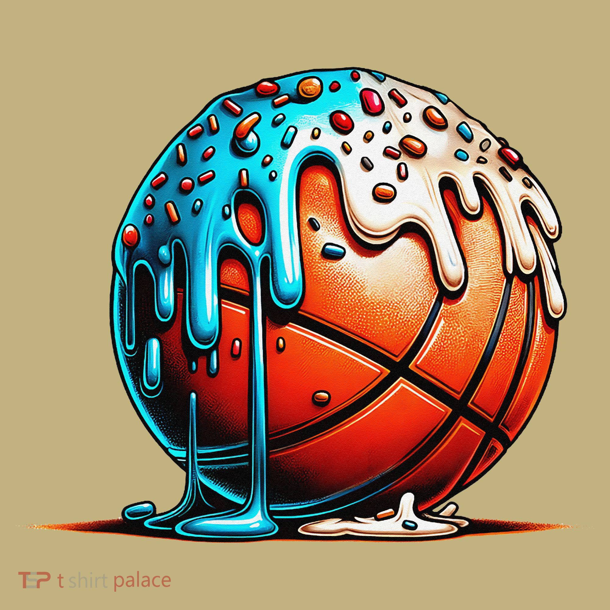 Ice Cream Basketball Drip Basketball Stuff Sweatshirt