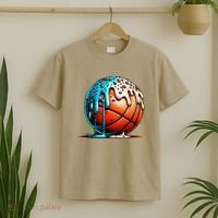 Ice Cream Basketball Drip Basketball Stuff T-Shirt thumb 2