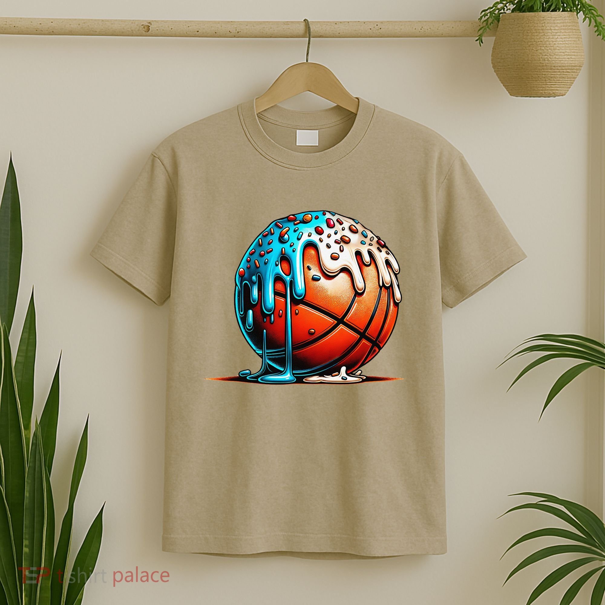 Ice Cream Basketball Drip Basketball Stuff T-Shirt