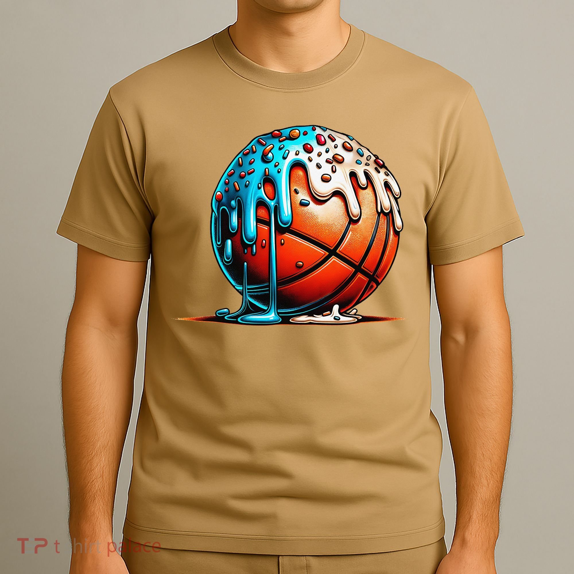 Ice Cream Basketball Drip Basketball Stuff T-Shirt
