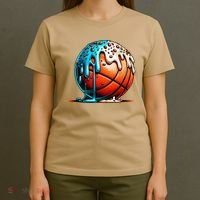 Ice Cream Basketball Drip Basketball Stuff T-Shirt thumb 4