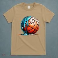 Ice Cream Basketball Drip Basketball Stuff T-Shirt thumb 5