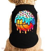 Ice Cream Basketball Drip  Basketball Stuff Doggie Tank thumb 0