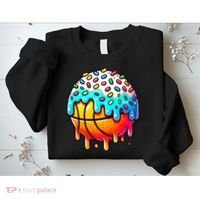 Ice Cream Basketball Drip  Basketball Stuff Sweatshirt thumb 2