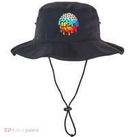 Ice Cream Basketball Drip  Basketball Stuff Bucket Hat thumb 0