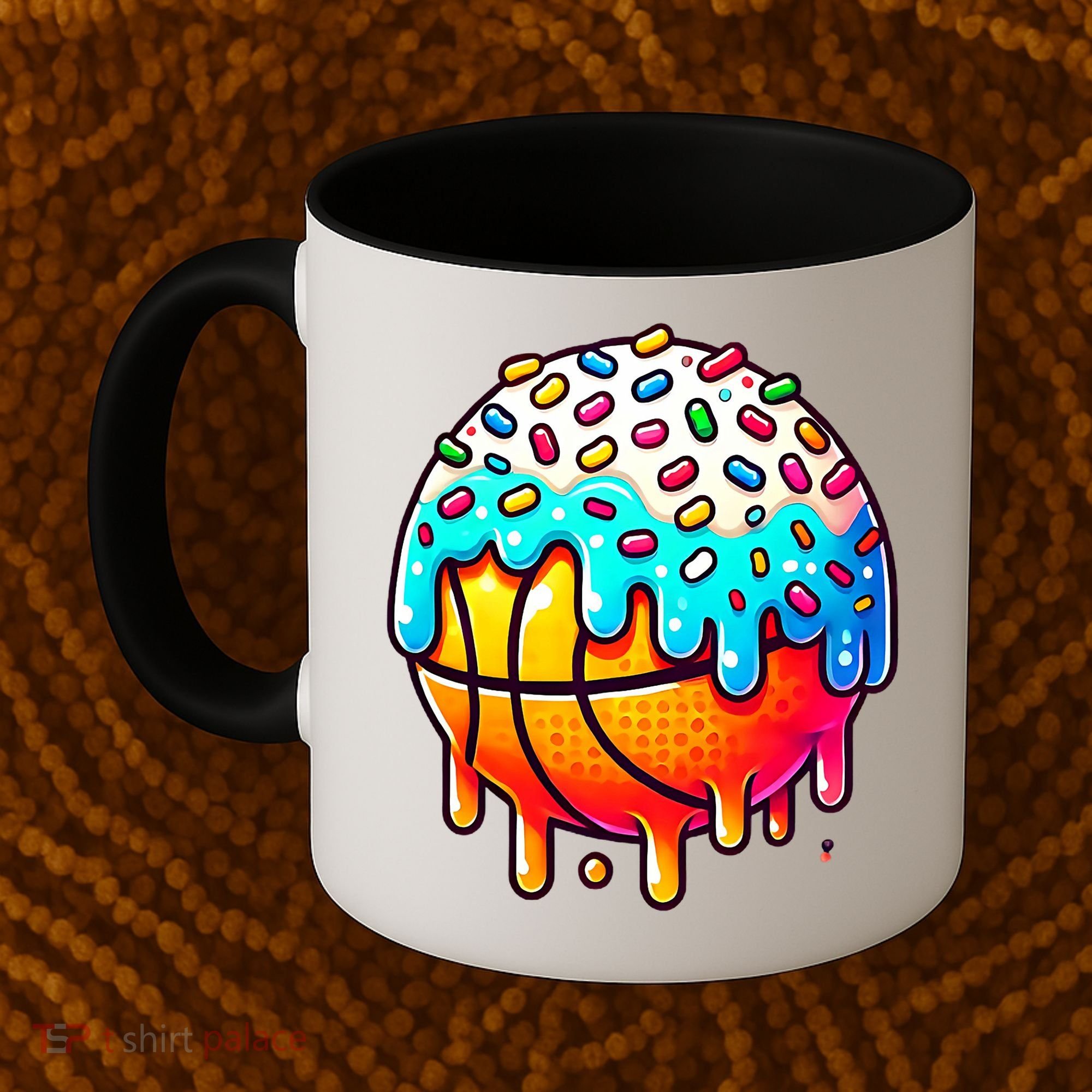Ice Cream Basketball Drip  Basketball Stuff Coffee Mug