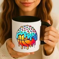 Ice Cream Basketball Drip  Basketball Stuff Coffee Mug thumb 3