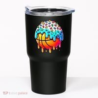 Ice Cream Basketball Drip  Basketball Stuff Tumbler thumb 0