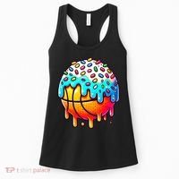 Ice Cream Basketball Drip  Basketball Stuff Women's Tank Top thumb 0