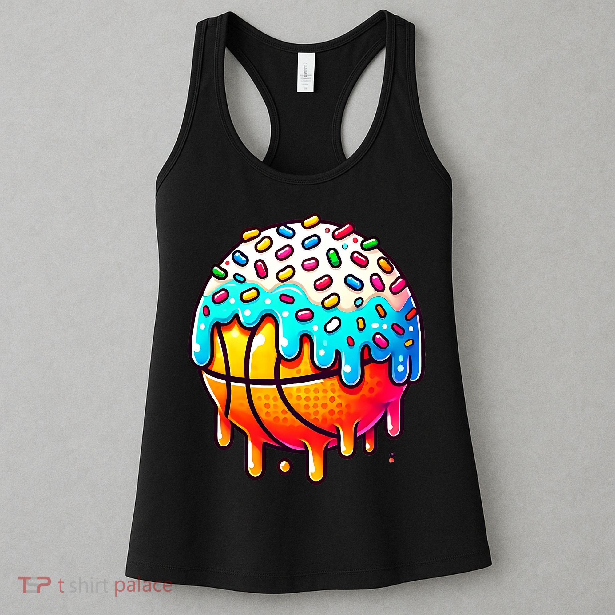 Ice Cream Basketball Drip  Basketball Stuff Women's Tank Top