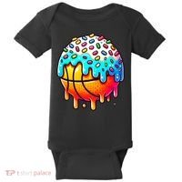 Ice Cream Basketball Drip  Basketball Stuff Baby Bodysuit thumb 0