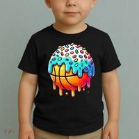 Ice Cream Basketball Drip  Basketball Stuff Toddler T-Shirt thumb 2
