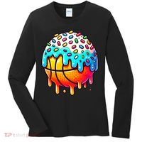 Ice Cream Basketball Drip  Basketball Stuff Women's Long Sleeve Shirt thumb 0
