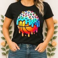 Ice Cream Basketball Drip  Basketball Stuff Women's T-Shirt thumb 2