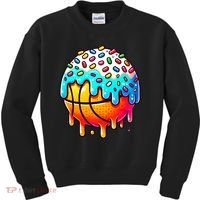 Ice Cream Basketball Drip  Basketball Stuff Kids Sweatshirt thumb 0