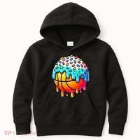 Ice Cream Basketball Drip  Basketball Stuff Kids Hoodie thumb 0