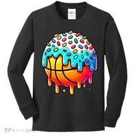 Ice Cream Basketball Drip  Basketball Stuff Kids Long Sleeve Shirt thumb 0
