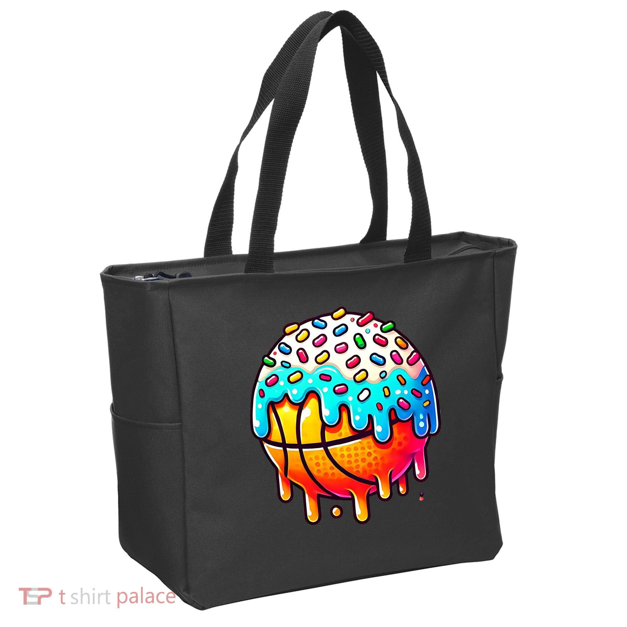 Ice Cream Basketball Drip  Basketball Stuff Tote Bag