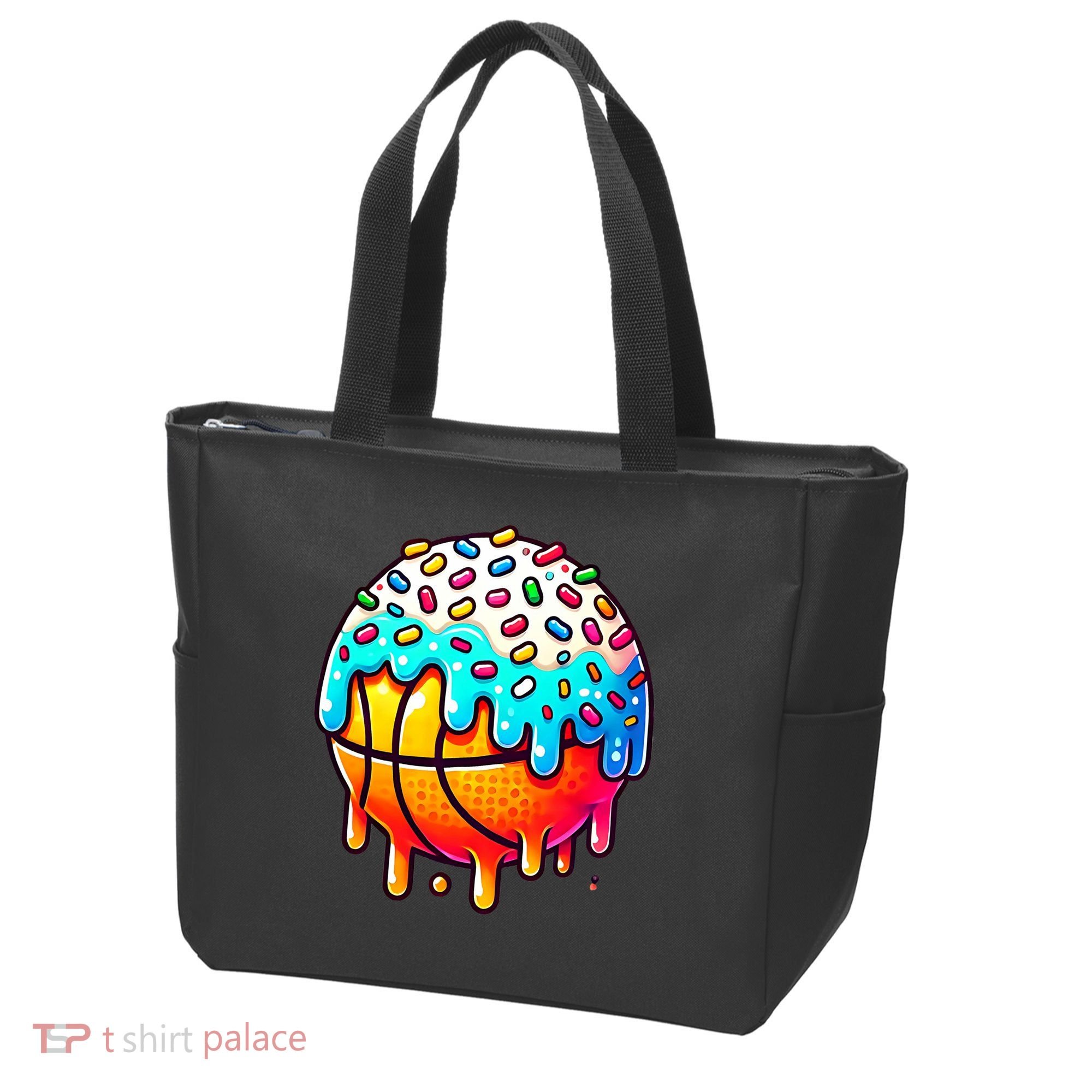 Ice Cream Basketball Drip  Basketball Stuff Tote Bag