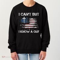 I CanT But I Know A Guy Jesus Cross Christian Believer Women's Sweatshirt thumb 0