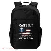I CanT But I Know A Guy Jesus Cross Christian Believer Backpack thumb 0