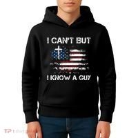 I CanT But I Know A Guy Jesus Cross Christian Believer Kids Hoodie thumb 4