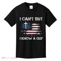 I CanT But I Know A Guy Jesus Cross Christian Believer Kids T-Shirt thumb 0