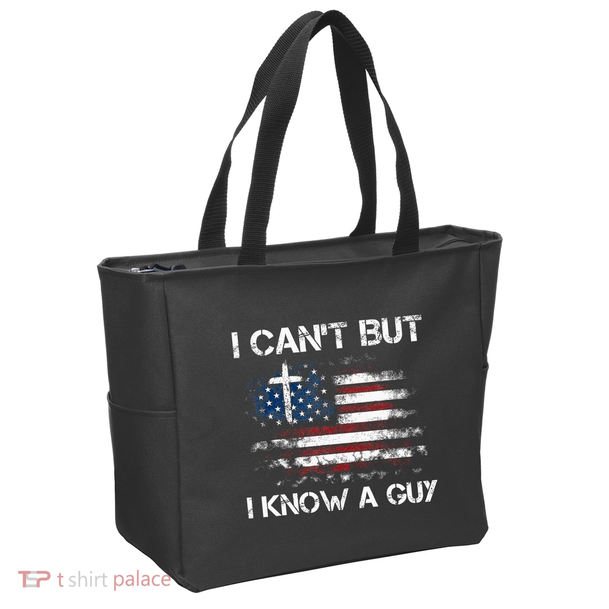 I CanT But I Know A Guy Jesus Cross Christian Believer Tote Bag