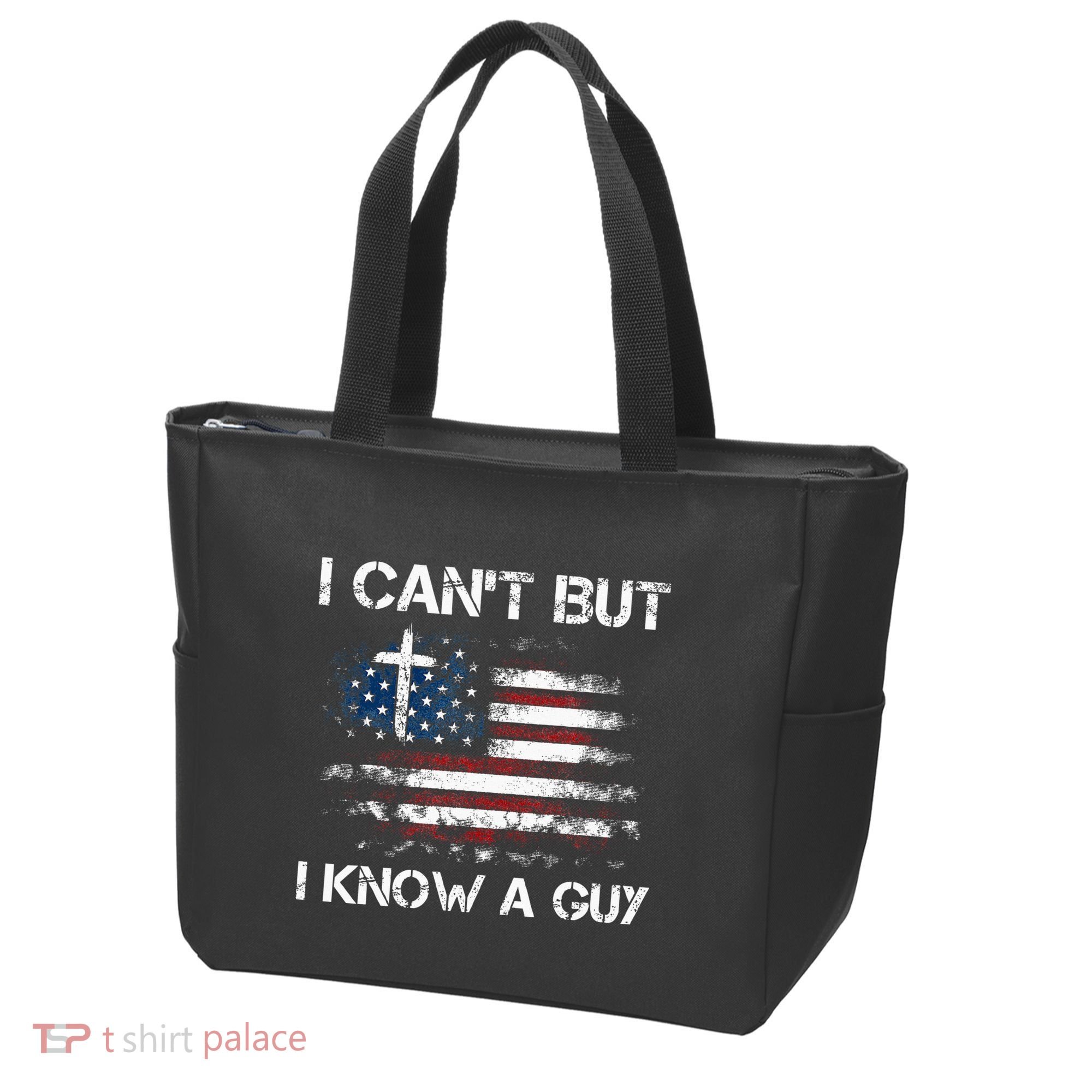 I CanT But I Know A Guy Jesus Cross Christian Believer Tote Bag