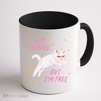 IM Cringe But IM Free Funny Coffee Mug thumb 1