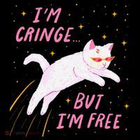 IM Cringe But IM Free Funny Coffee Mug thumb 5