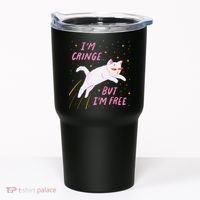 IM Cringe But IM Free Funny Tumbler thumb 0