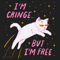 IM Cringe But IM Free Funny Tumbler thumb 3