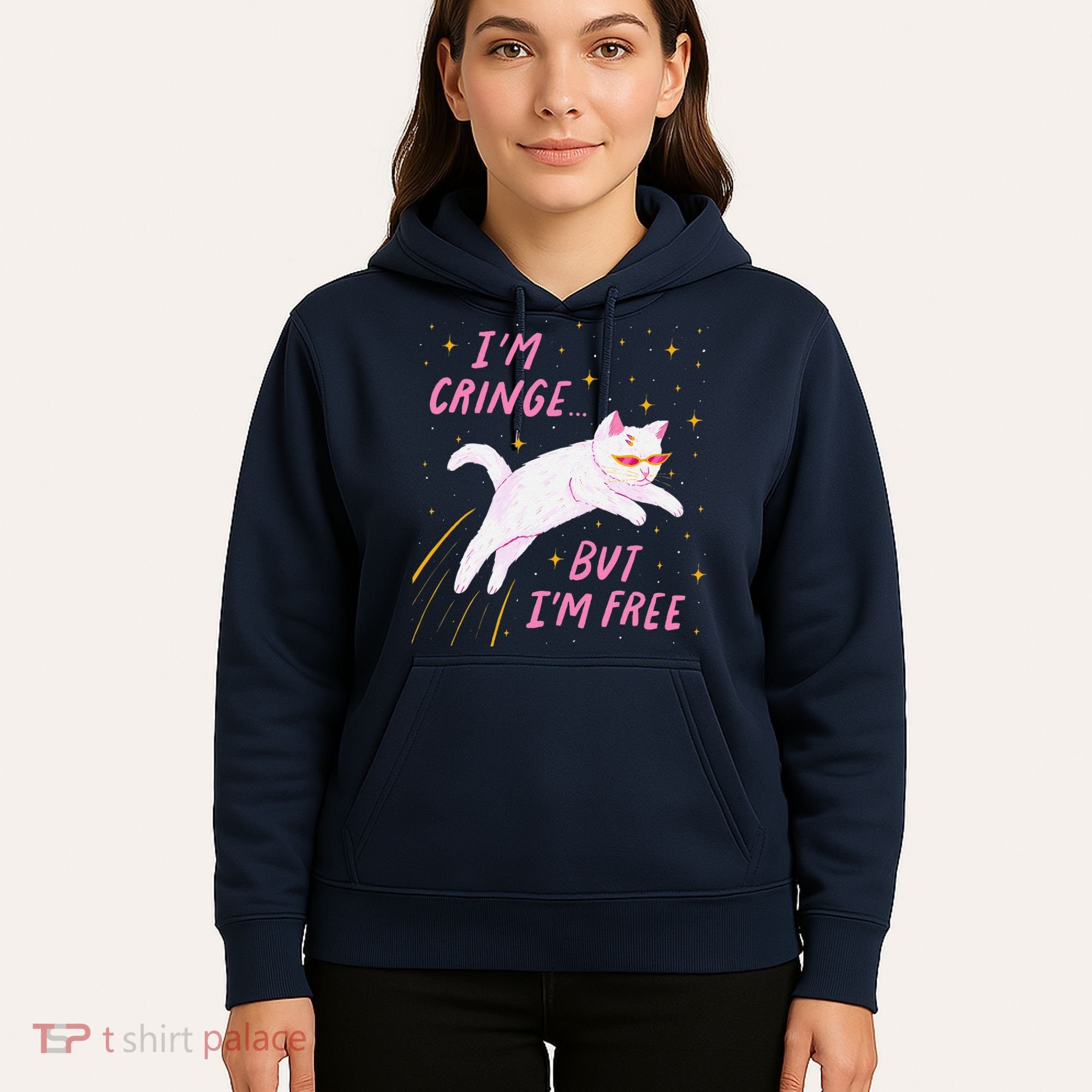 IM Cringe But IM Free Funny Hoodie