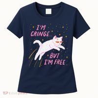 IM Cringe But IM Free Funny Women's T-Shirt thumb 0