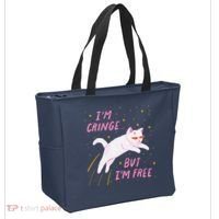 IM Cringe But IM Free Funny Tote Bag thumb 2